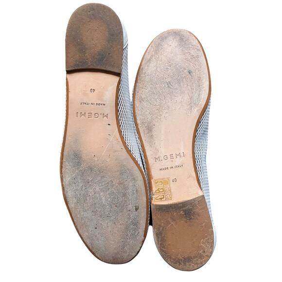 M. Gemi The Contessa Women’s Mesh Ballet Flat Shoe Size 40 IT (US 9-9.5) White - Picture 6 of 10